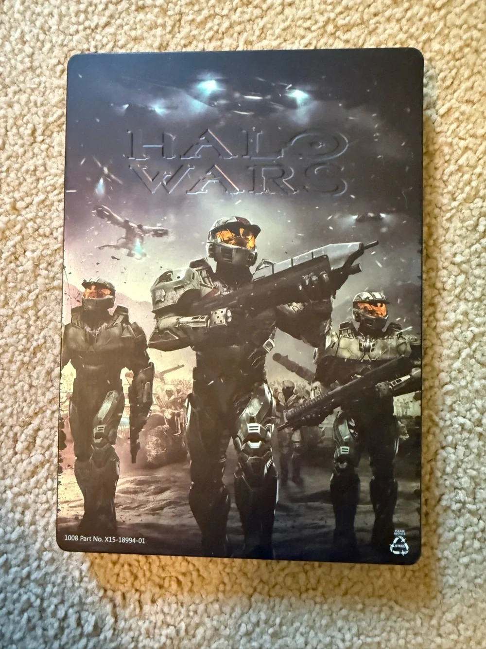 Halo Wars Limited Edition SteelBook case | XBOX 360 Live | Vintage Video Game